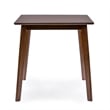 Pemberly Row 5 Piece Dining Set in Walnut and Black