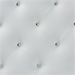 Pemberly Row Faux Leather Tufted Full Panel Headboard with Wood Frame in White
