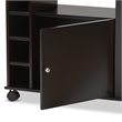 Pemberly Row Mobile Home Bar Cabinet in Dark Brown