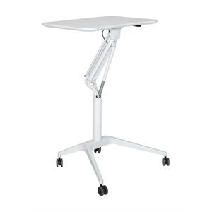 Pemberly Row 28&quot Height Adjustable Stand Up Laptop Table in White