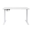 Pemberly Row Electric Height Adjustable Standing Desk in White