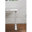Pemberly Row Electric Height Adjustable Standing Desk in White