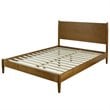 Pemberly Row Queen Panel Platform Bed in Acorn