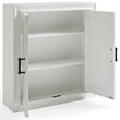 Pemberly Row Modern Wood Medicine Cabinet with Shelves in Vintage White