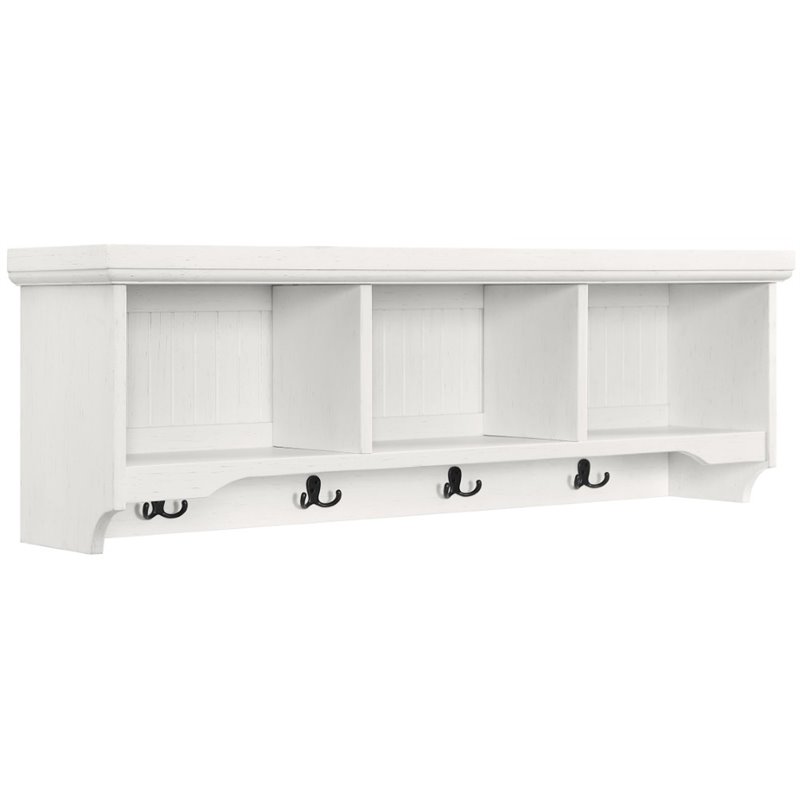 Pemberly Row Storage Shelf in Distressed White - PR-4753-1990337