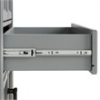 Pemberly Row 4-Door Traditional Wood Pantry Set in Distressed Gray (Set of 2)