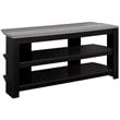 Pemberly Row Modern Wood Corner TV Stand for TVs up to 42