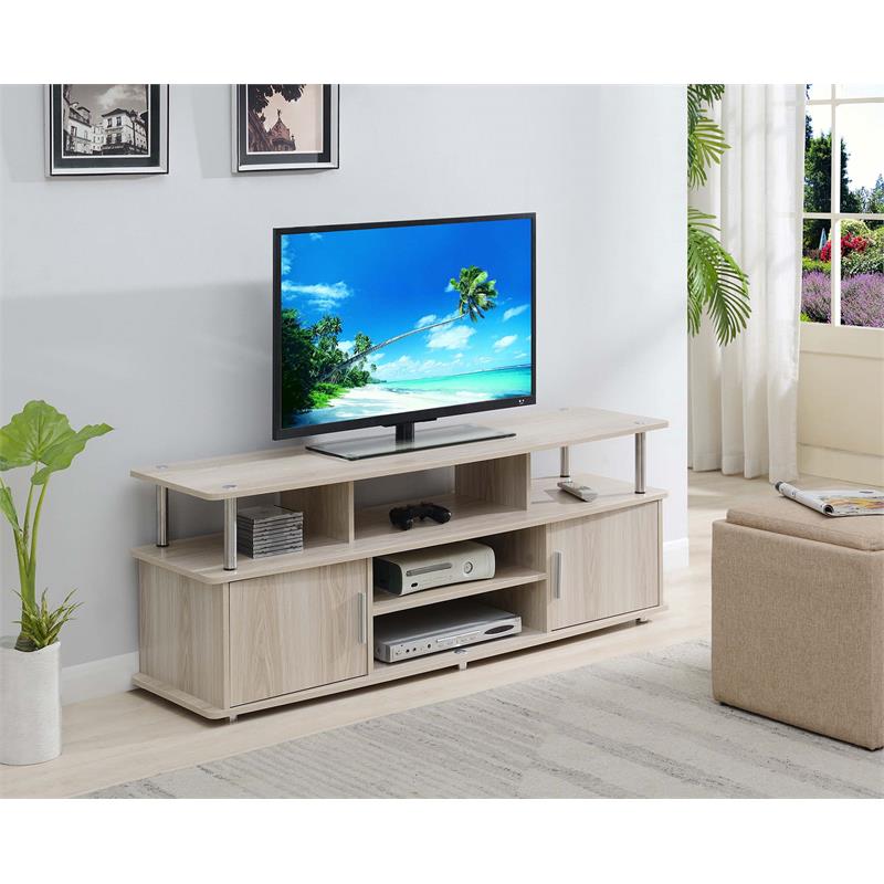 Pemberly Row Contemporary Wood TV Stand for TVs up to 60