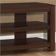 Pemberly Row Modern Wood Open Corner TV Stand for TVs up to 42