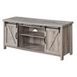 Pemberly Row Farmhouse Wood Barn Door TV Stand for TVs up to 52