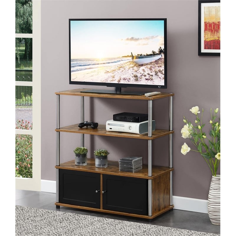 Pemberly Row Transitional Wood TV Stand for TVs up to 35