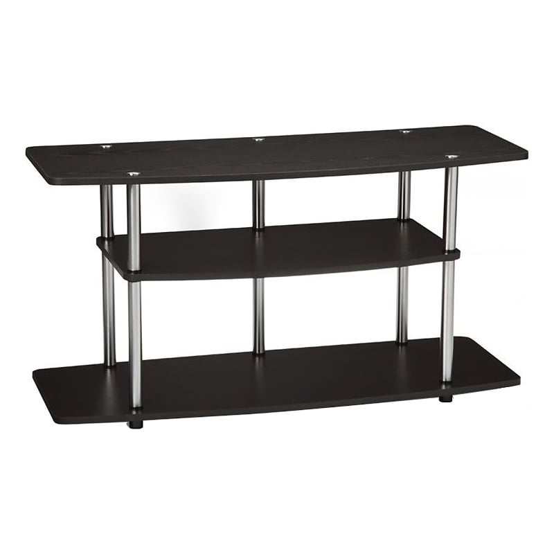 Pemberly Row Transitional 3 Tier Wood TV Stand for TVs up to 42