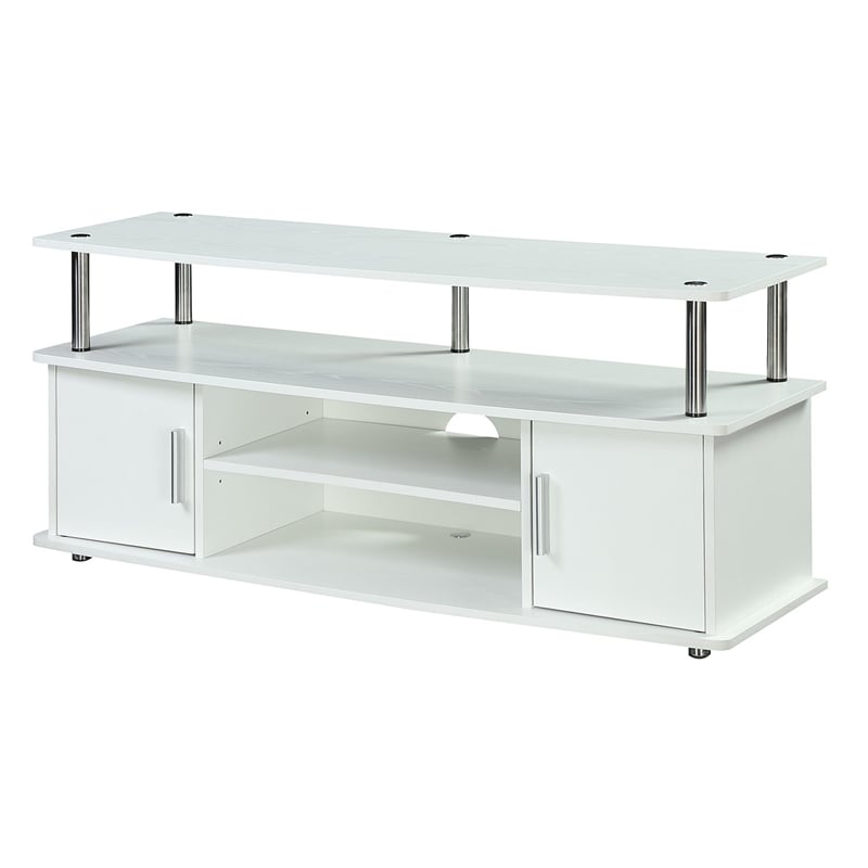 Pemberly Row Contemporary Wood TV Stand for TVs up to 45