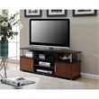Pemberly Row Modern Veneer Wood TV Stand for TVs up to 60