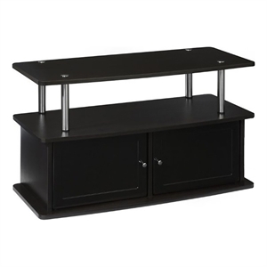Pemberly Row Transitional Wood TV Stand for TVs up to 36&quot in Espresso