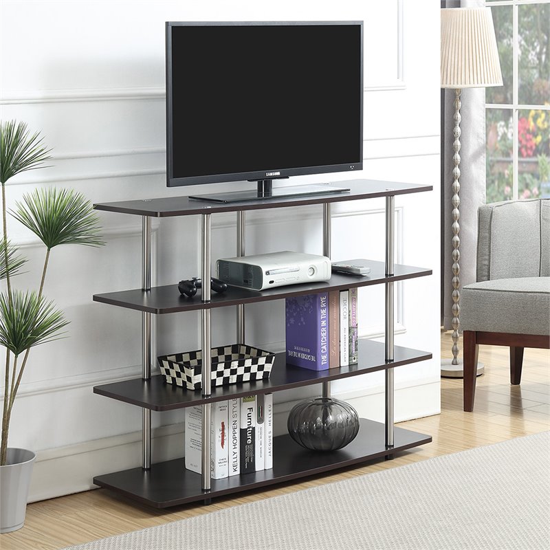 Pemberly Row Contemporary Wood TV Stand for TVs up to 48