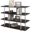 Pemberly Row Contemporary Wood TV Stand for TVs up to 48
