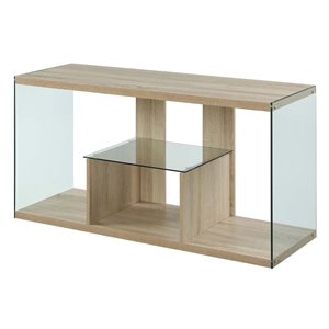 Pemberly Row 50&quot TV Stand in Weathered White