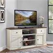 Pemberly Row Wood Corner TV Stand for TVs up to 65