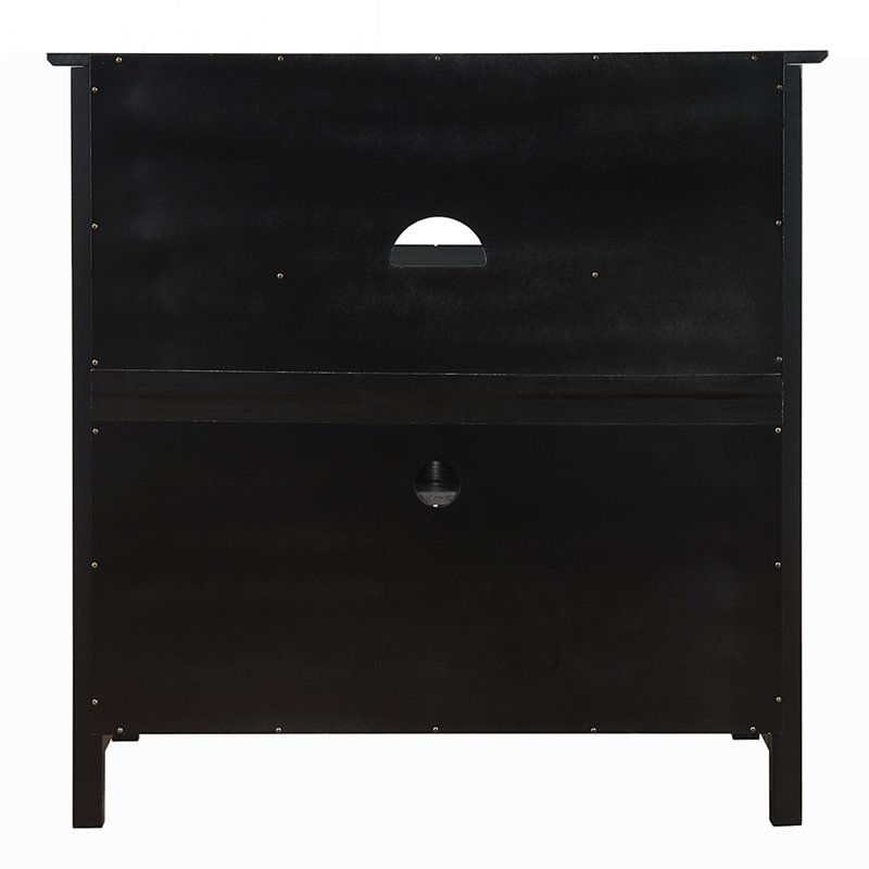 Pemberly Row Traditional Wood TV Stand for TVs up to 42