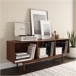 Pemberly Row Mid-Century Wood Low Profile TV Stand for TVs up to 65