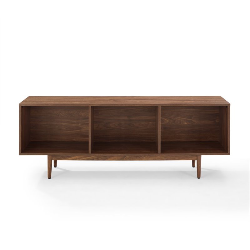 Pemberly Row Mid-Century Wood Low Profile TV Stand for TVs up to 65