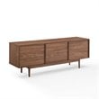 Pemberly Row Mid-Century Wood Low Profile TV Stand for TVs up to 65