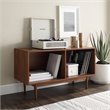 Pemberly Row Mid-Century Wood Low Profile TV Stand for TVs up to 43