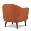 Pemberly Row Upholstered Accent Chair in Orange