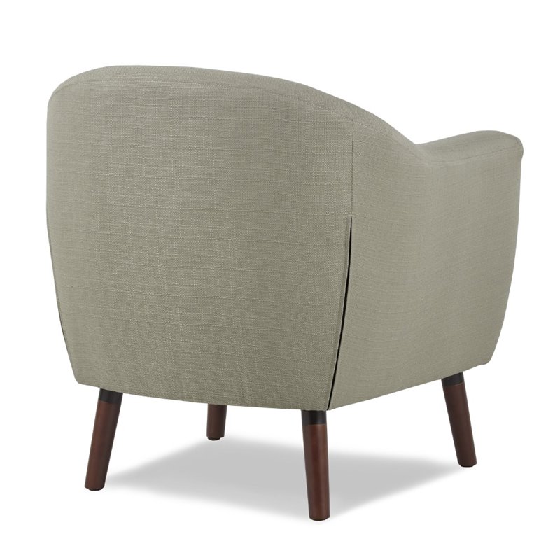 Pemberly Row Upholstered Accent Chair in Beige