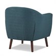Pemberly Row Upholstered Accent Chair in Blue