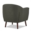 Pemberly Row Upholstered Accent Chair in Gray