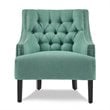 Pemberly Row Upholstered Accent Chair in Teal