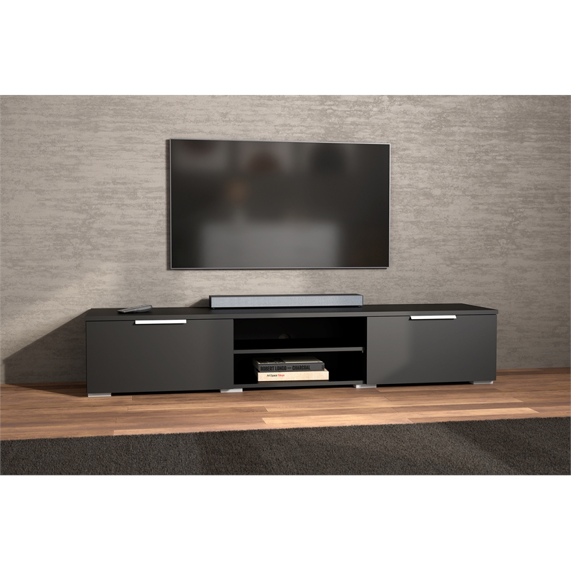Pemberly Row Modern Wood TV Stand for TVs up to 67