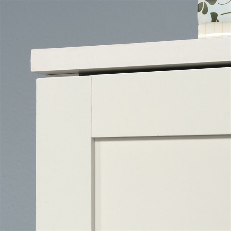 Pemberly Row 4-Shelf Traditional Engineered Wood Pantry in White