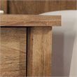 Pemberly Row Coastal Engineered Wood Nightstand in Sindoori Mango/Natural