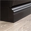 Pemberly Row 3-Shelf Modern Engineered Wood Bookcase in Estate Black