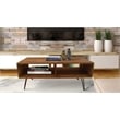 Pemberly Row Wood Coffee Table in Natural