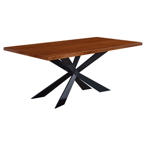 Pemberly Row Wood Dining Table in Walnut