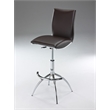 Pemberly Row Adjustable Bar Stool in Black