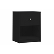 Pemberly Row 1 Drawer Nightstand in Black