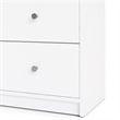 Pemberly Row 6-Drawer Contemporary Engineered Wood Double Dresser in White