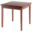 Pemberly Row Drop Leaf Transitional Solid Wood Dining Table in Rich Walnut
