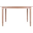 Pemberly Row Transitional Solid Wood Dining Table in Natural