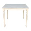 Pemberly Row Solid Wood Top Dining Table in Natural