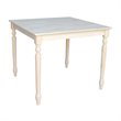 Pemberly Row Solid Wood Top Dining Table in Natural