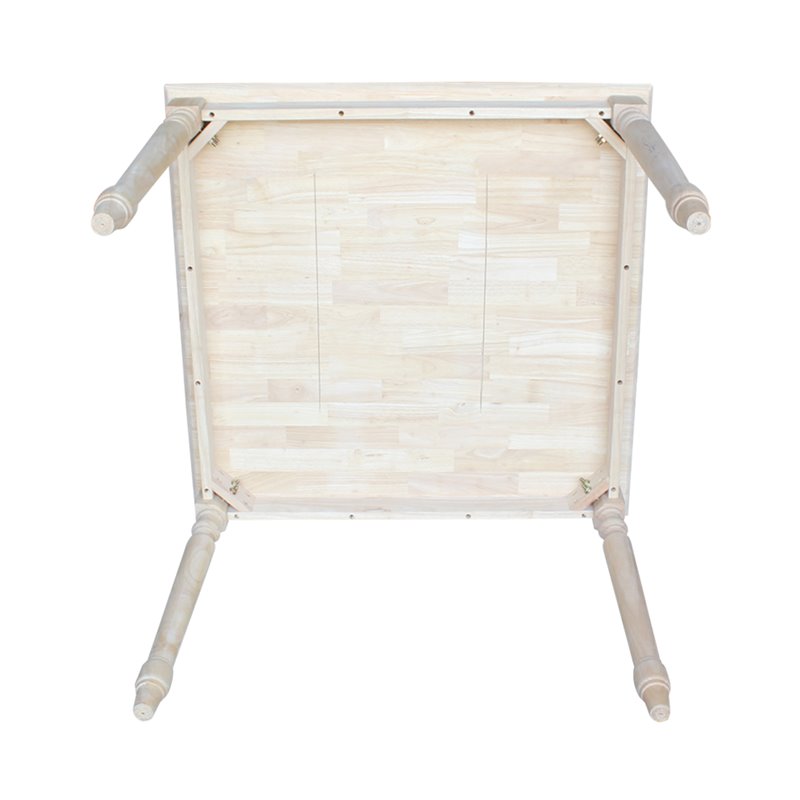 Pemberly Row Solid Wood Top Dining Table in Natural