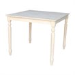 Pemberly Row Solid Wood Top Dining Table in Natural