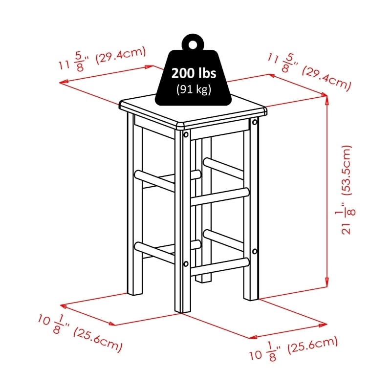 Pemberly Row 3-Piece Transitional Solid Wood Drop Leaf Dining Set in Walnut