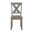 Pemberly Row 6 Piece Wood Dining Set in Gray